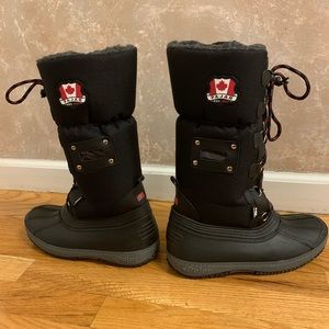 Pajar Boots, very warm & waterproof.